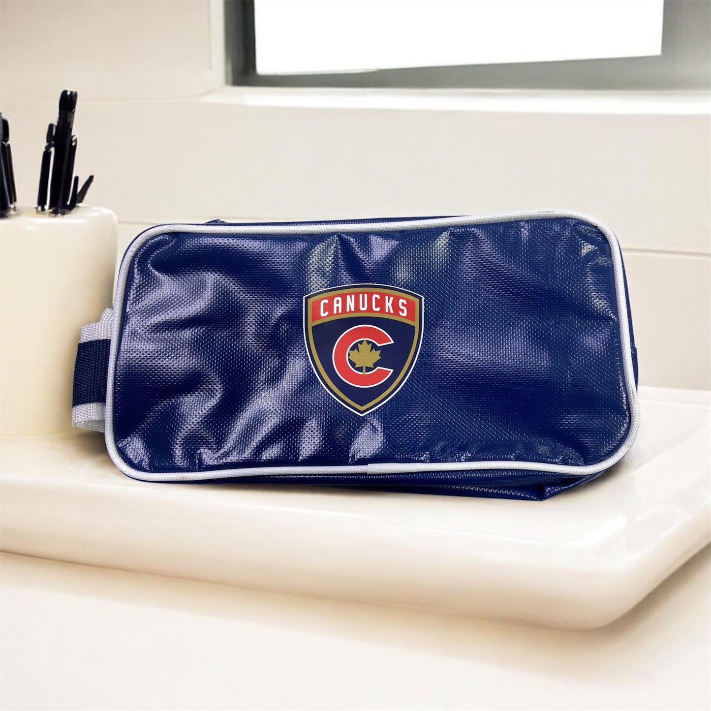Canucks Hockey Toiletry Bag by TROY