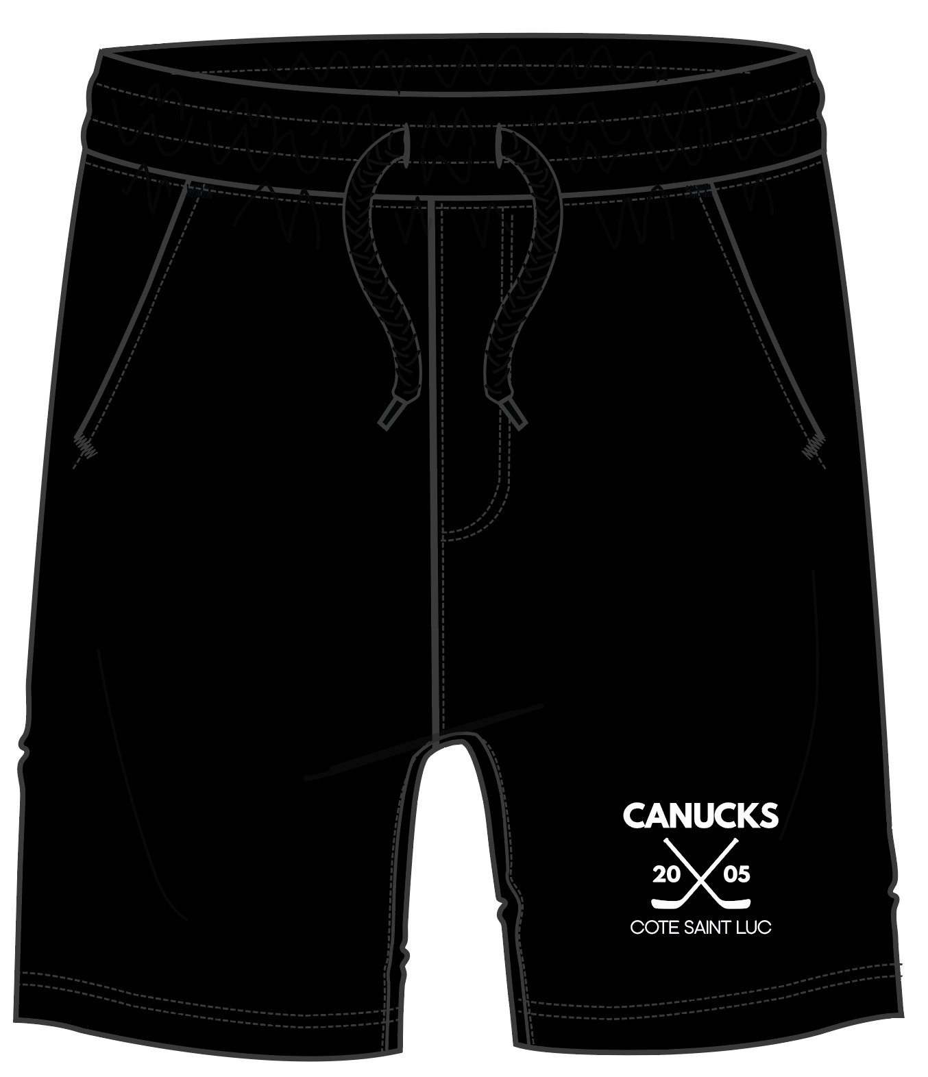 CSL Canucks Athletics Mesh Shorts
