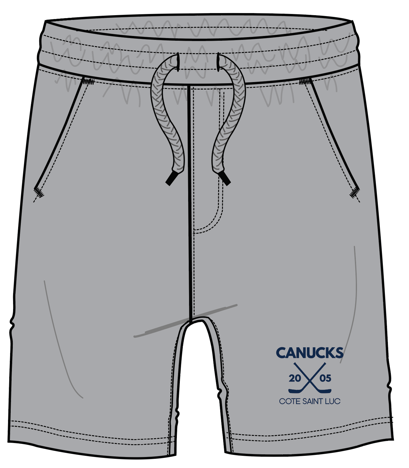 CSL Canucks Athletics Mesh Shorts